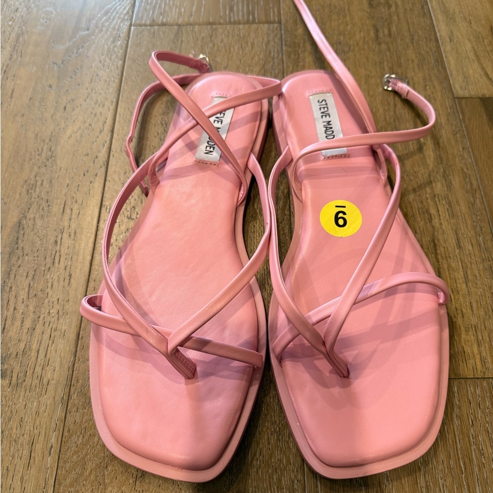 Steve Madden Pink Strappy Sandals